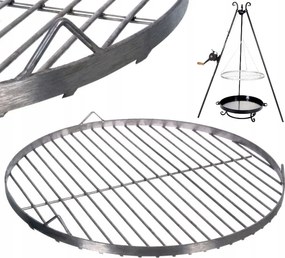 Háromlábú Grillrács Kerek Rozsdamentes Lengyel Inox Rozsdamentes Ø800 mm