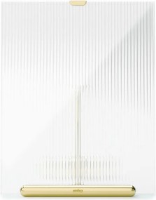 Aranyszínű üveg álló képkeret 19x23 cm Flute – Umbra