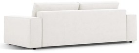 Fehér buklé kinyitható kanapé 247 cm Jodie – Micadoni Home