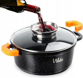 Gránit tapadásmentes indukciós gáz főzőedény 2,1L-es sütőhöz