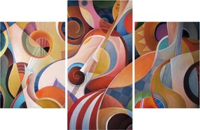 Kép - Zenei absztrakt (90x60 cm)