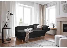 Antracitszürke kordbársony heverő (jobb oldali) Chic Charlotte – Miuform