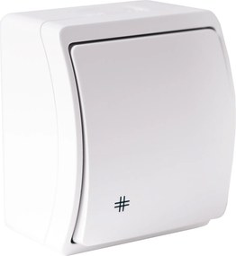 ViPlast Koala Keresztkapcsoló Hermetikus Falra szerelhető IP44 Fehér