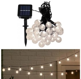 LED Szolár lánc 6,9m 50xLED/1,2V