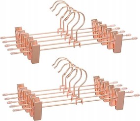 Akasztós Fogas Gardrób Klipszekkel 10 Db Songmics