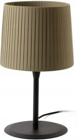 Faro Samba asztali lámpa, fekete/zöld, szöveternyővel, E27, 485 mm
