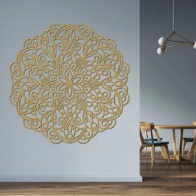 Fából készült mandala, falfestmény | TERRONY