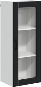 vidaXL Konyhaszekrény Fekete 40 x 31 x 100 cm Faanyag