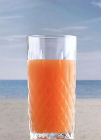 6 darabos 356 ml-es üvegpohár készlet