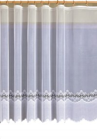 Mg Függöny jacquard 573/107 Fehér 250x250cm Kész M Szalaggal