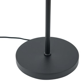 Design állólámpa fekete füstüveggel, 2 égős - Brianna