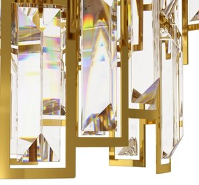 Eglo 39612 - Mennyezeti lámpa CALMEILLES 10xE14/25W/230V á. 78 cm