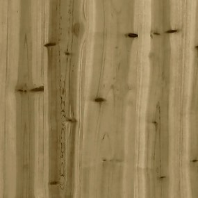 impregnált fenyőfa kültéri játszószett 52,5 x 110,5 x 214 cm