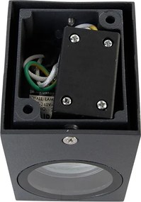 Modern fali lámpa sötétszürke IP44 - Baleno