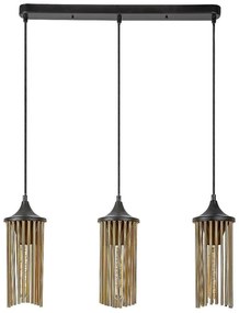 Rabalux 72153 - Csillár zsinóron ROXAS 3xE27/40W/230V