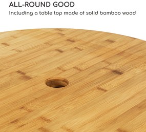 Blumfeldt Pompeji, tűzrakóhely és grill, Ø60cm, acél