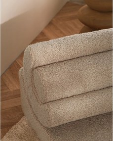 Világosbarna buklé gyerek fotel Flipster – Wigiwama