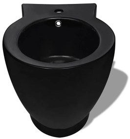 Fekete kerámia WC és bidé szett