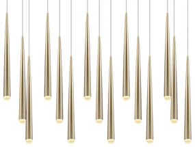 Aranyszínű LED függőlámpa Cala – Trio Select