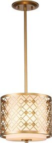 Elstead Lighting Ziggy ZIGGY-1P-S-LG Függőlámpa 2x40 W/E14
