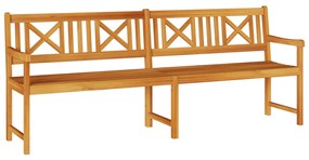 Kerti Pad 220x56x90 cm Tömör Fa Akác