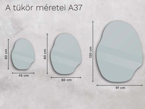 Organikus tükör LED világítással A37