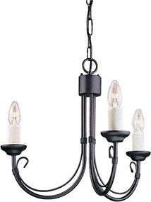 Elstead klasszikus csillár chartwell fekete elsch3-black