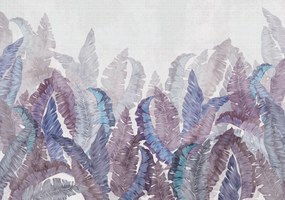 Fali fotótapéta m2 lila levelek flizelina