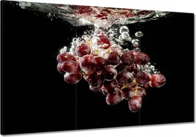 Vászonkép 120x80 Sötét szőlő a vízben