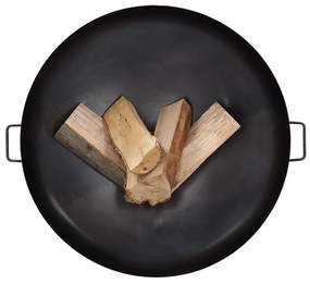 Fém tűzrakó tál, 80 cm átmérőjű