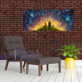 Kép - A kis herceg és a róka (120x50 cm)