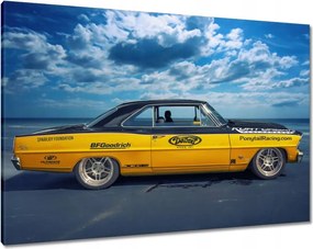 Vászonkép 100x70 Sárga Chevy Nova Ss