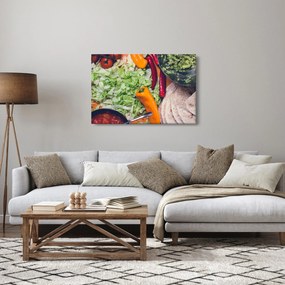 Zöldségek képe (90x60 cm)