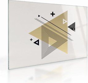 Üveg kép - Geometriai formák N⁰4 (70x50 cm)