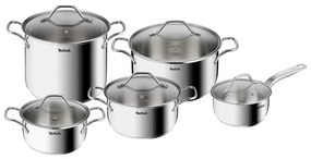 Rozsdamentes acél edény készlet 10 db-os Intuition – Tefal