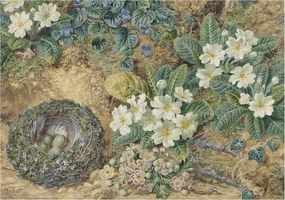 Divatos 3D Fali Tapéta Tavaszi kompozíció 208x146 Ragasztóval