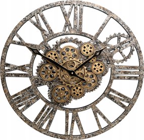 Falióra 57 cm Római számok Mozgatható mechanizmus Vintage Loft Steampunk