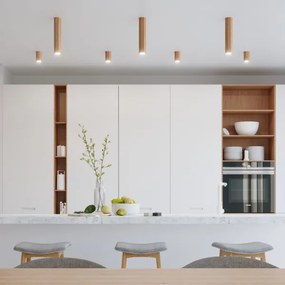 Sollux SL.1034 - Spotlámpa ZEKE 1xGU10/40W/230V 30 cm tölgy