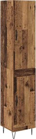 vidaXL Magasfiú Öreg fa 34,5 x 34 x 90 cm Faanyag