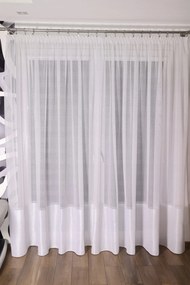 Függöny Kész Hímzés Hímzéssel Fehér Szalag Átvezetők Méretre