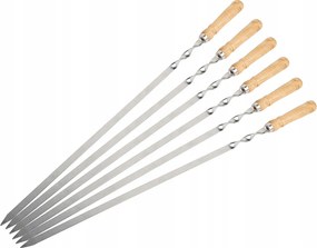 Grill Hús Nyárs Pálcika 55 cm 6 Db-os