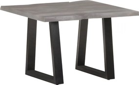 vidaXL tömör akácfa dohányzóasztal természetes szélekkel 60x60x40 cm