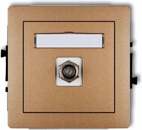 Arany F típusú antennacsatlakozó 8DGF-1 Deco Karlik