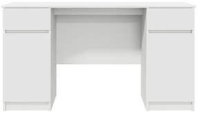 Asztal Fehér 140x49x76 cm Szerelt fa