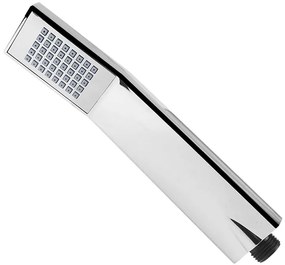 Mereo Mereo, termosztatikus fali kádcsaptelep tömlővel, kézi és tányéros négyzetzuhany vékony 200x200mm, MER-CB60101TSD