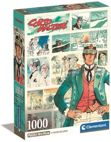 Corto Maltese Watercolors of Time 1000 db-os Compact puzzle Clementoni