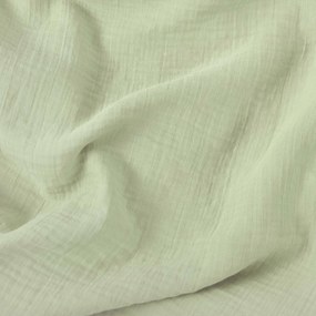 Goldea muszlin párnahuzat - világos zsályaszínű 40 x 40 cm