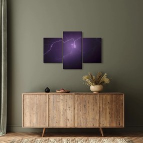 Villámzó égbolt képe (90x60 cm)
