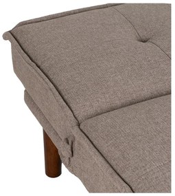 Szürkésbézs zsenília kinyitható kanapé 181 cm – Ixia