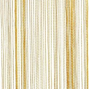 2 db arany zsinórfüggöny 140 x 250 cm